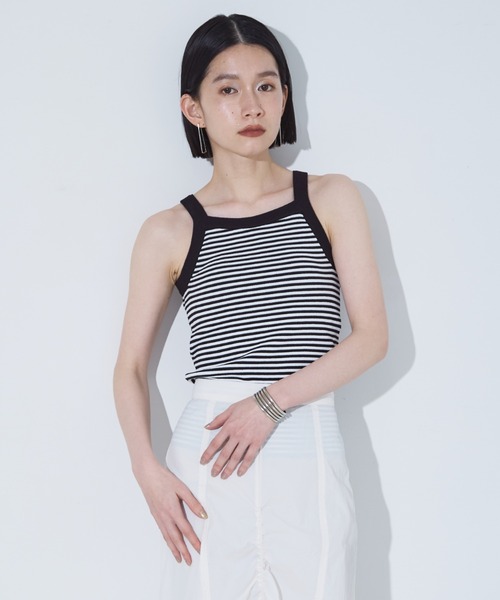 NOMINE（ノミネ）の「カップインアメスリニットタンクトップ（タンクトップ・レディース・ホワイト/ボルドー/ブラック系その他/ダークグリーン/ブラック・フリー）」の18枚目の写真