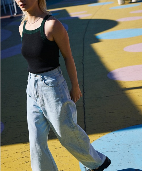 NOMINE（ノミネ）の「カップインアメスリニットタンクトップ（タンクトップ・レディース・ホワイト/ボルドー/ブラック系その他/ダークグリーン/ブラック・フリー）」の6枚目の写真