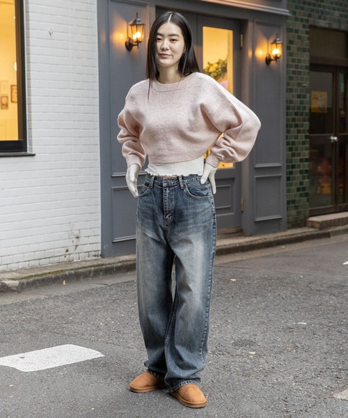 3.3 Field Trip （3.3フィールドトリップ）の「3.3 Field Trip／ニットボレロカーディガン（前後2WAY）  2995310（カーディガン/ボレロ・レディース・その他1/ピンク/ホワイト・FREE）」の17枚目の写真