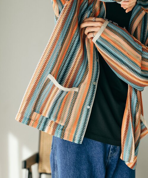 JOURNAL STANDARD(ジャーナルスタンダード)の「バルファレース ロングスリーブシャツ(シャツ/ブラウス・メンズ・ブラック/ベージュ/サックスブルー/オレンジ・MEDIUM/LARGE)」の7枚目の写真