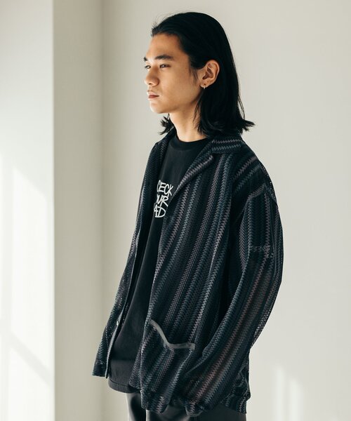 JOURNAL STANDARD(ジャーナルスタンダード)の「バルファレース ロングスリーブシャツ(シャツ/ブラウス・メンズ・ブラック/ベージュ/サックスブルー/オレンジ・MEDIUM/LARGE)」の9枚目の写真