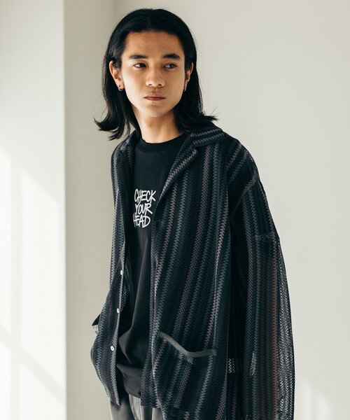 JOURNAL STANDARD(ジャーナルスタンダード)の「バルファレース ロングスリーブシャツ(シャツ/ブラウス・メンズ・ブラック/ベージュ/サックスブルー/オレンジ・MEDIUM/LARGE)」の10枚目の写真