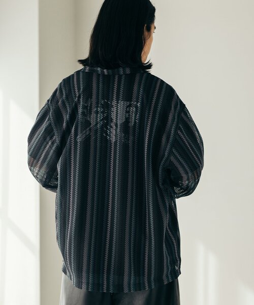 JOURNAL STANDARD(ジャーナルスタンダード)の「バルファレース ロングスリーブシャツ(シャツ/ブラウス・メンズ・ブラック/ベージュ/サックスブルー/オレンジ・MEDIUM/LARGE)」の12枚目の写真