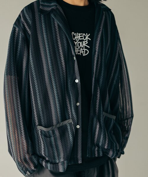 JOURNAL STANDARD(ジャーナルスタンダード)の「バルファレース ロングスリーブシャツ(シャツ/ブラウス・メンズ・ブラック/ベージュ/サックスブルー/オレンジ・MEDIUM/LARGE)」の14枚目の写真