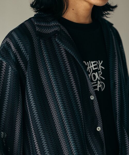 JOURNAL STANDARD(ジャーナルスタンダード)の「バルファレース ロングスリーブシャツ(シャツ/ブラウス・メンズ・ブラック/ベージュ/サックスブルー/オレンジ・MEDIUM/LARGE)」の11枚目の写真