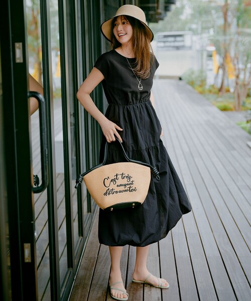 ANY SIS（エニィスィス）の「【洗える】リボンブレード ハット（ハット