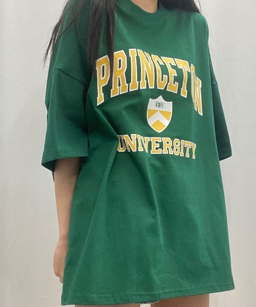 VIVID LADY(ビビッドレディー)の「ロゴのオーバーフィットサイズ半袖シャツ(Tシャツ/カットソー・レディース・ネイビー/グレー/グリーン/ホワイト系その他・FREE)」の10枚目の写真