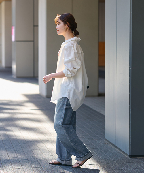 FRAMeWORK(フレームワーク)の「【LEE/リー】PAINT PAINTER PANTS(デニムパンツ・レディース・ブルー・X-SMALL/SMALL/MEDIUM)」の4枚目の写真