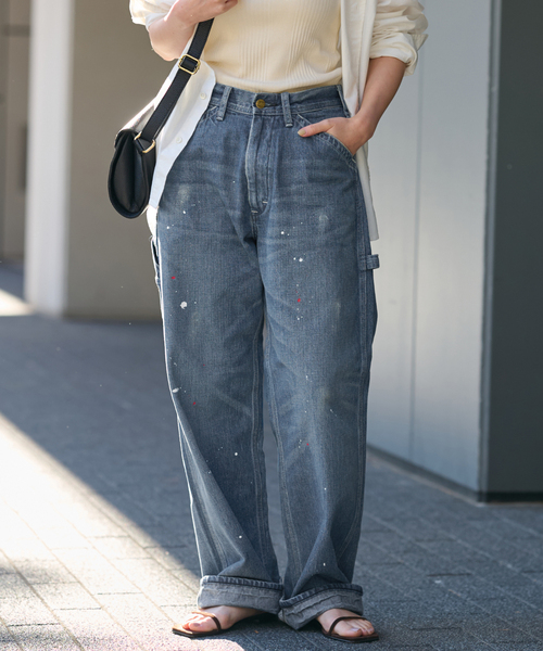 FRAMeWORK(フレームワーク)の「【LEE/リー】PAINT PAINTER PANTS(デニムパンツ・レディース・ブルー・X-SMALL/SMALL/MEDIUM)」の6枚目の写真