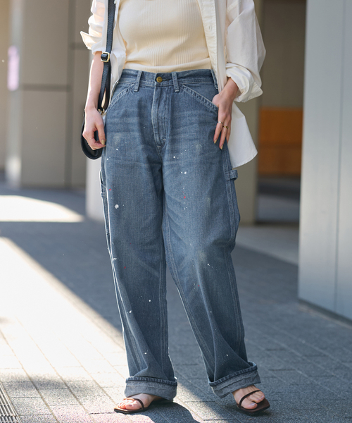 FRAMeWORK(フレームワーク)の「【LEE/リー】PAINT PAINTER PANTS(デニムパンツ・レディース・ブルー・X-SMALL/SMALL/MEDIUM)」の7枚目の写真