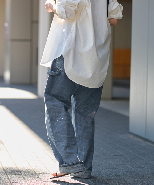 FRAMeWORK(フレームワーク)の「【LEE/リー】PAINT PAINTER PANTS(デニムパンツ・レディース・ブルー・X-SMALL/SMALL/MEDIUM)」の9枚目の写真