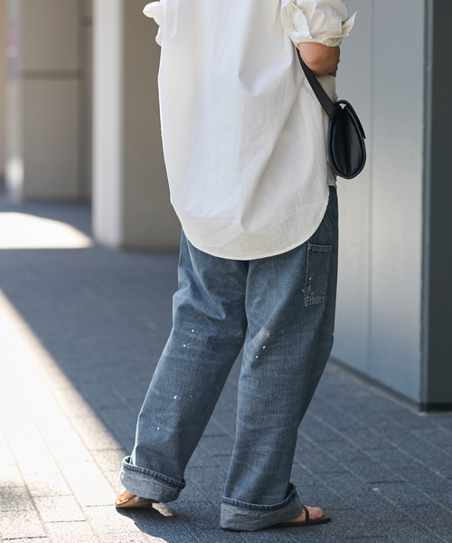 FRAMeWORK(フレームワーク)の「【LEE/リー】PAINT PAINTER PANTS(デニムパンツ・レディース・ブルー・X-SMALL/SMALL/MEDIUM)」の10枚目の写真