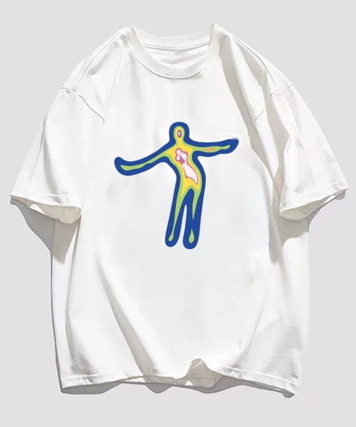 セール】loose silhouette thermography T-shirt / ルーズ シルエット  