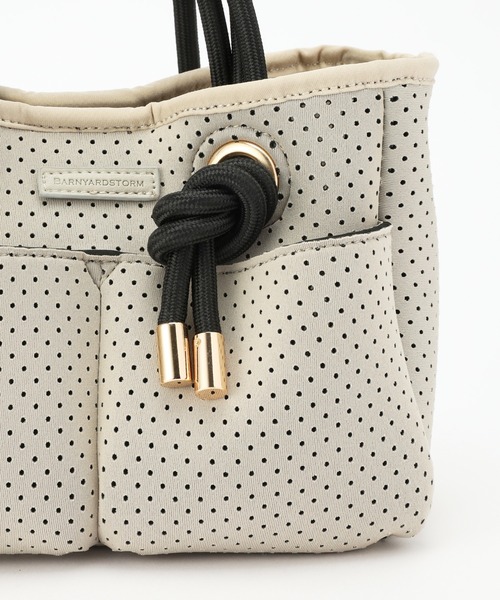 BARNYARDSTORM（バンヤードストーム）の「BARNYARDSTORM / パンチングショルダー　ミニショルダー（ショルダーバッグ・レディース・ライトブルー/ブラック/ベージュ・FREE）」の10枚目の写真