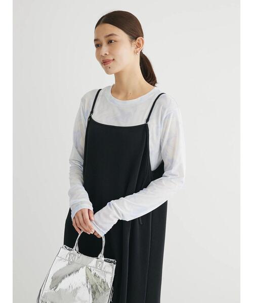 Green Parks(グリーンパークス)の「クルーネックアソート柄シアープルオーバー(インナーウェア/肌着・レディース・アイボリー/ブルー/グレー/グリーン・FREE)」の20枚目の写真