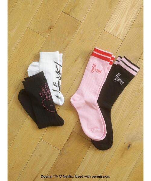 Green Parks(グリーンパークス)の「●DOONA! 2Pサインロゴソックス(その他小物・レディース・その他6・FREE)」の7枚目の写真