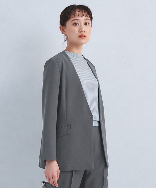 green label relaxing セットアップ　ノーカラー green label relaxing（グリーンレーベルリラクシング）の