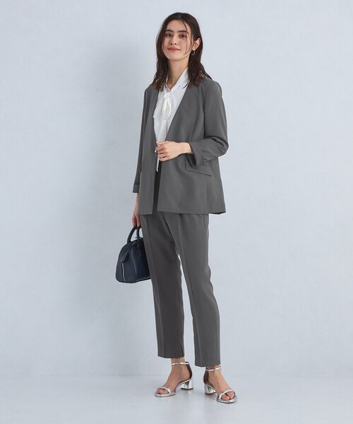 GREEN LABEL RELAXING ノーカラージャケット green label relaxing 「green relaxing」 ノーカラージャケット