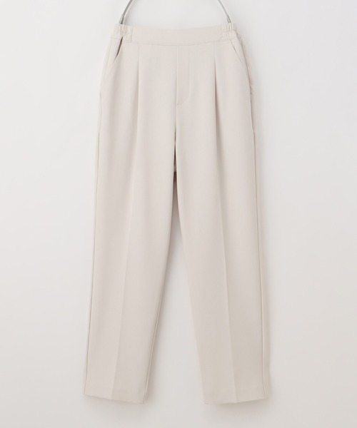 Honeys(ハニーズ)の「美ージーテーパードパンツ(スラックス・レディース・アイボリー/ブラック/ダークネイビー/グレイッシュベージュ/ミント/イエロー系その他/ブルー系その他・LL/3L/S/M/L/SS)」の20枚目の写真