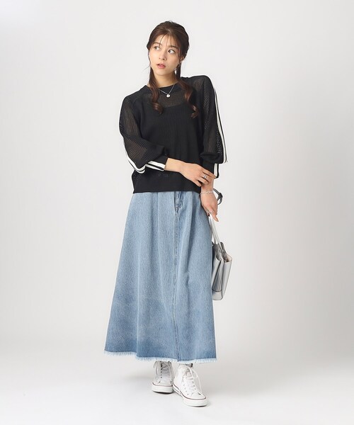 即購入okさま専用コートセーター 切替インターシャニット（ニット/セーター） | THE SHOP TK(Men