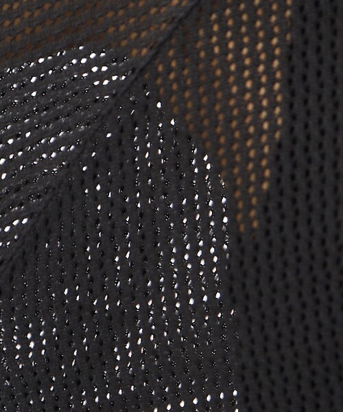 Cutie Blonde(キューティーブロンド)の「◆ライン入りメッシュニット(ニット/セーター・レディース・ライトオレンジ系/ブラック/ホワイト系・00)」の13枚目の写真