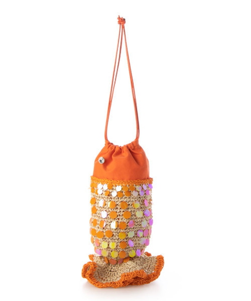 【セール】カカトゥ kakatoo / フィッシュクロッシェバッグ（かごバッグ）｜kakatoo（カカトゥ）