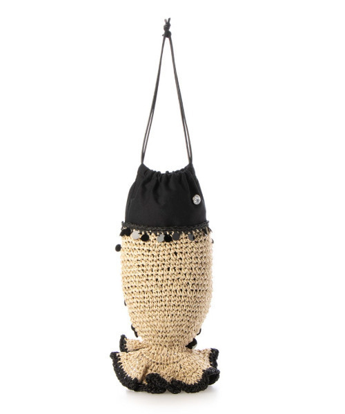 【セール】カカトゥ kakatoo / フィッシュクロッシェバッグ（かごバッグ）｜kakatoo（カカトゥ）