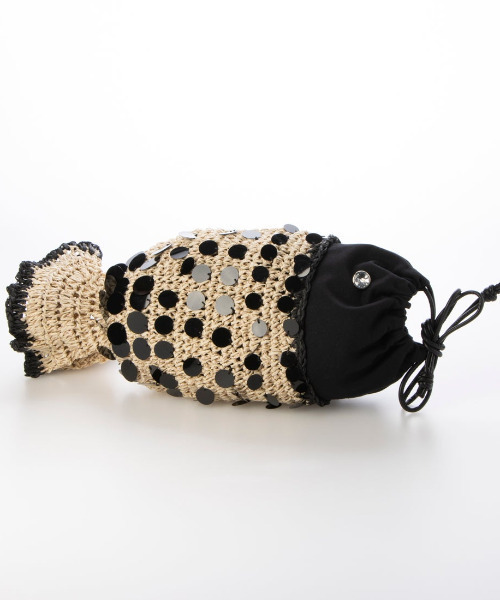 【セール】カカトゥ kakatoo / フィッシュクロッシェバッグ（かごバッグ）｜kakatoo（カカトゥ）