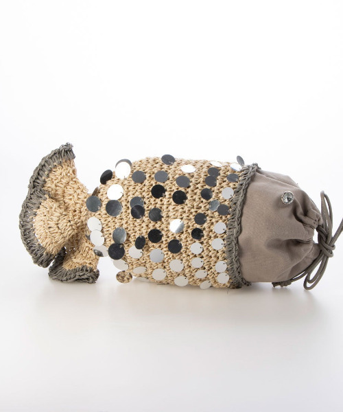 【セール】カカトゥ kakatoo / フィッシュクロッシェバッグ（かごバッグ）｜kakatoo（カカトゥ）