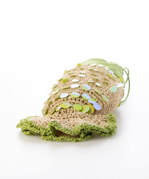 【セール】カカトゥ kakatoo / フィッシュクロッシェバッグ（かごバッグ）｜kakatoo（カカトゥ）