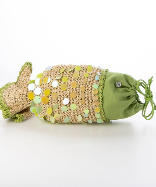 【セール】カカトゥ kakatoo / フィッシュクロッシェバッグ（かごバッグ）｜kakatoo（カカトゥ）