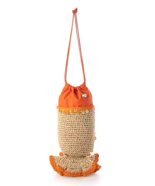 【セール】カカトゥ kakatoo / フィッシュクロッシェバッグ（かごバッグ）｜kakatoo（カカトゥ）