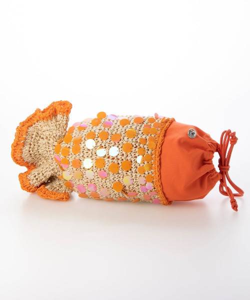 【セール】カカトゥ kakatoo / フィッシュクロッシェバッグ（かごバッグ）｜kakatoo（カカトゥ）