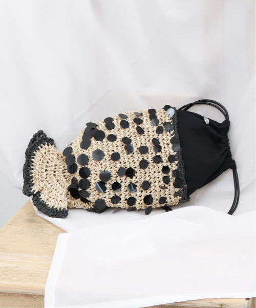 【セール】カカトゥ kakatoo / フィッシュクロッシェバッグ（かごバッグ）｜kakatoo（カカトゥ）