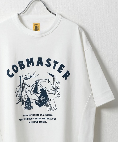 COBMASTER(コブマスター)の「【COBMASTER】フロントロゴビッグスウェットTシャツ【ダートプロダクト&吸水加工 】(Tシャツ/カットソー・メンズ・イエロー/ホワイト/グリーン・X-LARGE/MEDIUM/LARGE)」の2枚目の写真