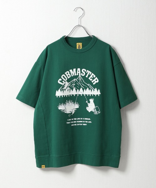 COBMASTER(コブマスター)の「【COBMASTER】フロントロゴビッグスウェットTシャツ【ダートプロダクト&吸水加工 】(Tシャツ/カットソー・メンズ・イエロー/ホワイト/グリーン・X-LARGE/MEDIUM/LARGE)」の6枚目の写真