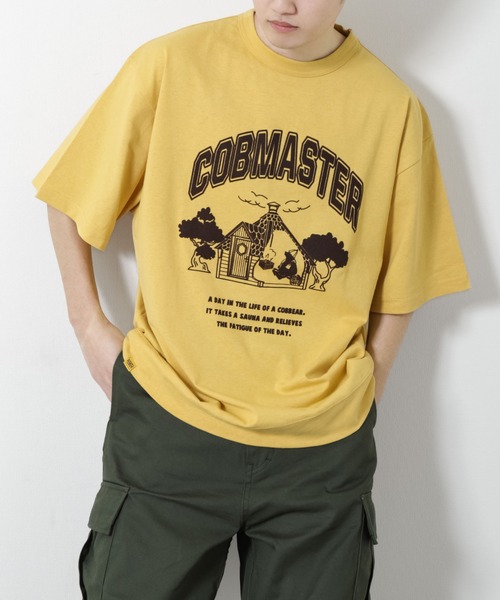 COBMASTER(コブマスター)の「【COBMASTER】フロントロゴビッグスウェットTシャツ【ダートプロダクト&吸水加工 】(Tシャツ/カットソー・メンズ・イエロー/ホワイト/グリーン・X-LARGE/MEDIUM/LARGE)」の17枚目の写真