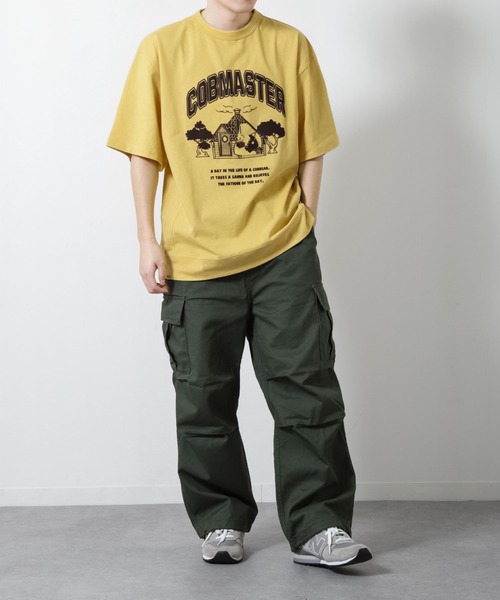 COBMASTER(コブマスター)の「【COBMASTER】フロントロゴビッグスウェットTシャツ【ダートプロダクト&吸水加工 】(Tシャツ/カットソー・メンズ・イエロー/ホワイト/グリーン・X-LARGE/MEDIUM/LARGE)」の20枚目の写真