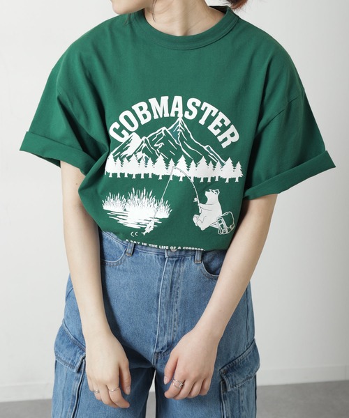 COBMASTER(コブマスター)の「【COBMASTER】フロントロゴビッグスウェットTシャツ【ダートプロダクト&吸水加工 】(Tシャツ/カットソー・メンズ・イエロー/ホワイト/グリーン・X-LARGE/MEDIUM/LARGE)」の11枚目の写真