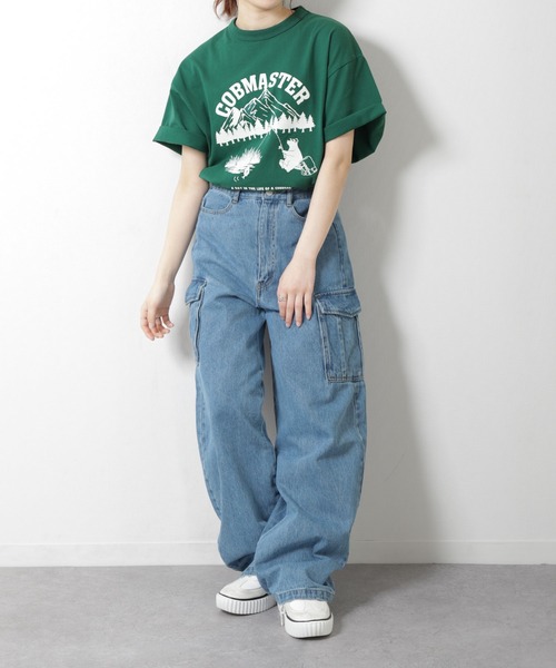 COBMASTER(コブマスター)の「【COBMASTER】フロントロゴビッグスウェットTシャツ【ダートプロダクト&吸水加工 】(Tシャツ/カットソー・メンズ・イエロー/ホワイト/グリーン・X-LARGE/MEDIUM/LARGE)」の15枚目の写真