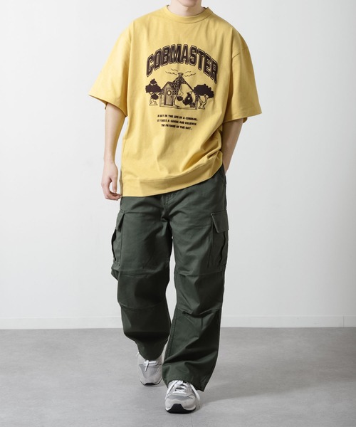 COBMASTER(コブマスター)の「【COBMASTER】フロントロゴビッグスウェットTシャツ【ダートプロダクト&吸水加工 】(Tシャツ/カットソー・メンズ・イエロー/ホワイト/グリーン・X-LARGE/MEDIUM/LARGE)」の21枚目の写真