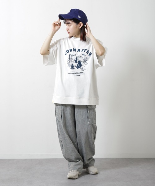 COBMASTER(コブマスター)の「【COBMASTER】フロントロゴビッグスウェットTシャツ【ダートプロダクト&吸水加工 】(Tシャツ/カットソー・メンズ・イエロー/ホワイト/グリーン・X-LARGE/MEDIUM/LARGE)」の8枚目の写真