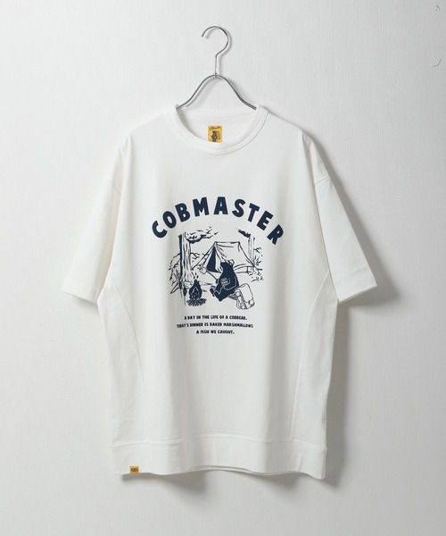 COBMASTER(コブマスター)の「【COBMASTER】フロントロゴビッグスウェットTシャツ【ダートプロダクト&吸水加工 】(Tシャツ/カットソー・メンズ・イエロー/ホワイト/グリーン・X-LARGE/MEDIUM/LARGE)」の5枚目の写真
