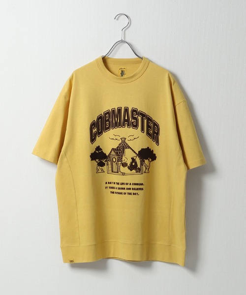 COBMASTER(コブマスター)の「【COBMASTER】フロントロゴビッグスウェットTシャツ【ダートプロダクト&吸水加工 】(Tシャツ/カットソー・メンズ・イエロー/ホワイト/グリーン・X-LARGE/MEDIUM/LARGE)」の7枚目の写真