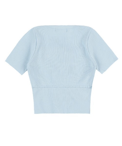 FANCY CLUB(ファンシークラブ)の「A'GEM/9 × .kom 『 FANCY CLUB/ファンシークラブ』 TWO-RIBBON CROP CARDIGAN/リボンクロップカーディガン(カーディガン/ボレロ・レディース・ライトブルー/ブラック・FREE)」の13枚目の写真