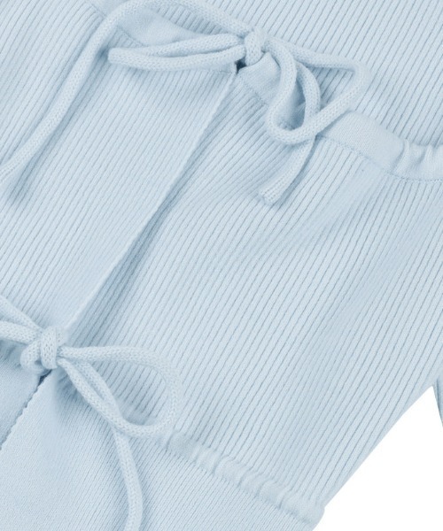 FANCY CLUB(ファンシークラブ)の「A'GEM/9 × .kom 『 FANCY CLUB/ファンシークラブ』 TWO-RIBBON CROP CARDIGAN/リボンクロップカーディガン(カーディガン/ボレロ・レディース・ライトブルー/ブラック・FREE)」の15枚目の写真