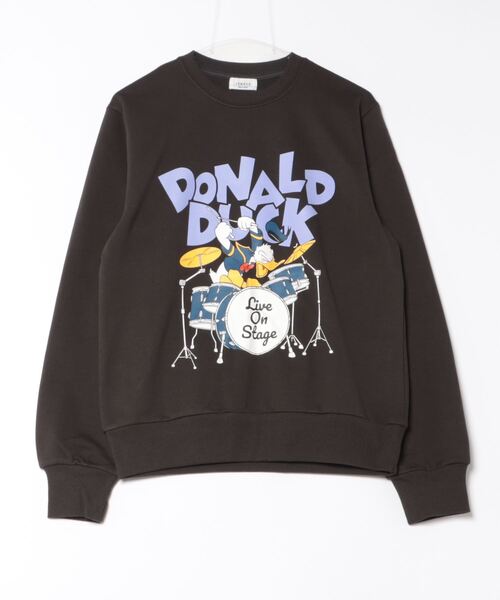 JUNRED（ジュンレッド）の「【 DISNEY / ディズニー 】ドナルドダック / スウェットプルオーバー（スウェット・メンズ・オフホワイト/チャコールグレー/グリーン・L/M）」の14枚目の写真