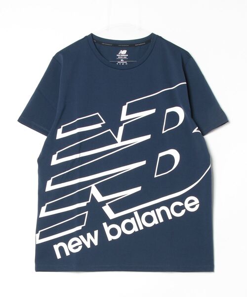 NEW BALANCE(ニューバランス)の「ニューバランス New Balance ビッグロゴ ショートスリーブTシャツ_Tenacity(Tシャツ/カットソー・メンズ・ブラック/ネイビー/ホワイト・LL/3L/S/M/L)」の3枚目の写真