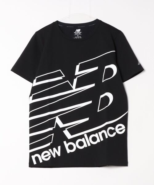 NEW BALANCE(ニューバランス)の「ニューバランス New Balance ビッグロゴ ショートスリーブTシャツ_Tenacity(Tシャツ/カットソー・メンズ・ブラック/ネイビー/ホワイト・LL/3L/S/M/L)」の2枚目の写真