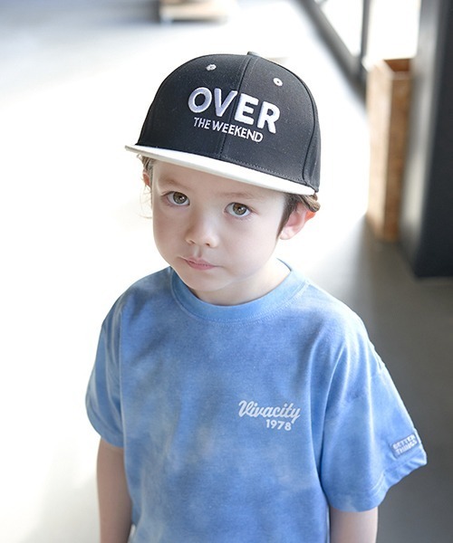 b・ROOM(ビールーム)の「バイカラーロゴキャップ(キャップ・キッズ・ブラック/ブラウン/オフホワイト・54cm)」の8枚目の写真